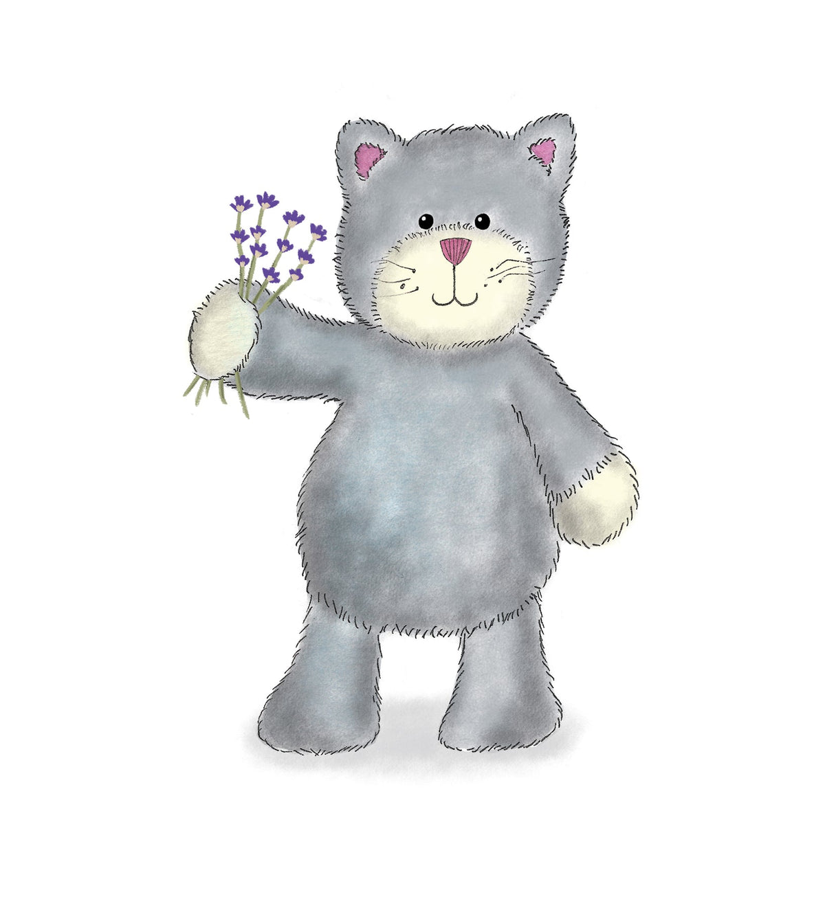 Warmies Blue Cat (Large) — view 2