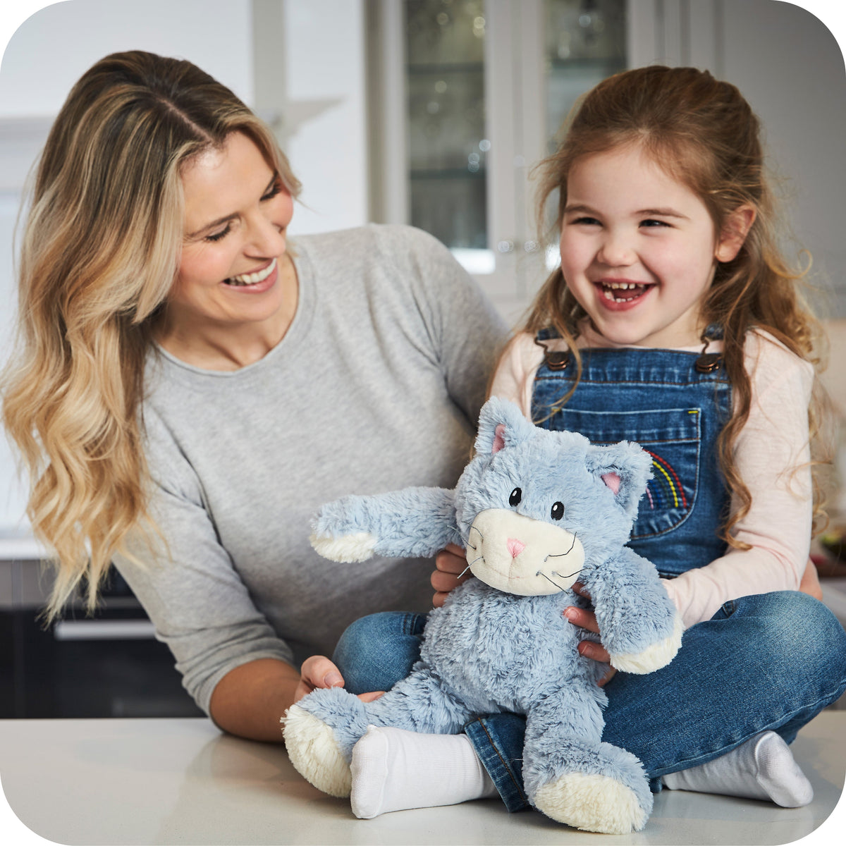 Warmies Blue Cat 33cm — manufacturer product photograph