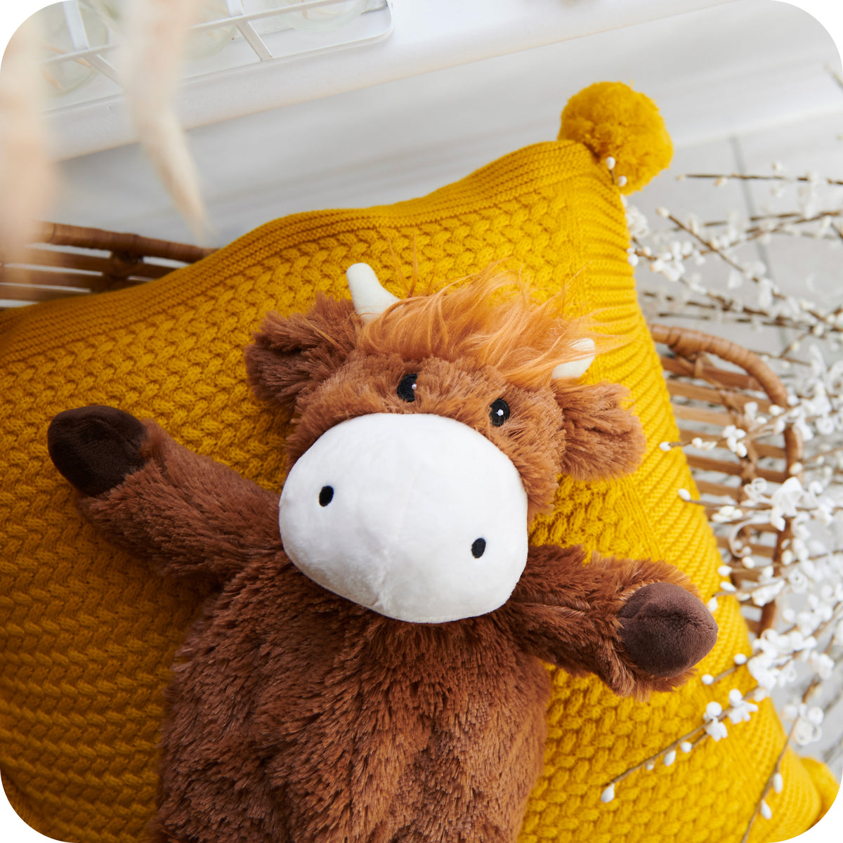 Warmies Highland Cow 33cm — manufacturer product photograph